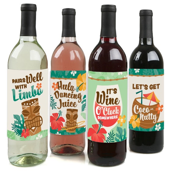 Tropical Luau Hawaiian Beach Party Decorations for Women and Men