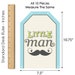 Dashing Little Man Mustache Party Hanging Vertical Paper - Etsy