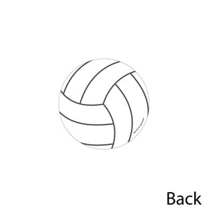 Bump, Set, Spike Volleyball DIY Decorations Party Essentials Volleyball ...