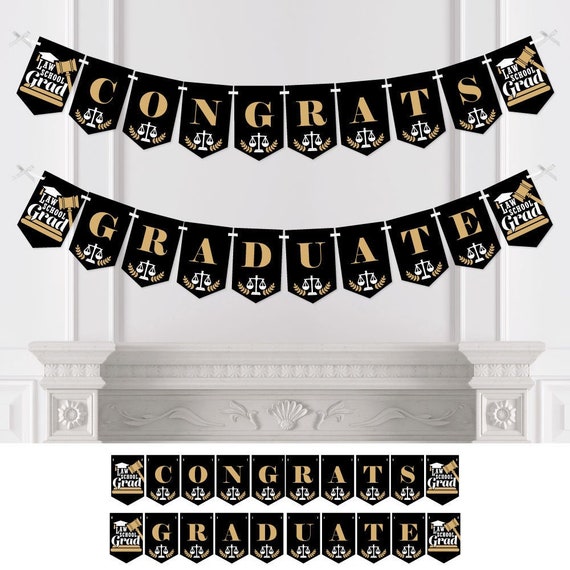 Law School Grad Future Lawyer Graduation Party Bunting Etsy 日本
