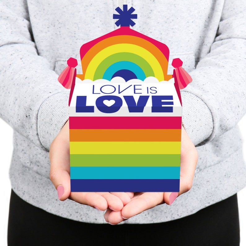 Love is Love Gay Pride Treat Box Party Favors LGBTQ Etsy