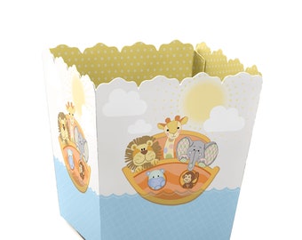 Noah's Ark - Party Mini Favor Boxes - Baby Shower or Birthday Party Treat Candy Boxes - Set of 12