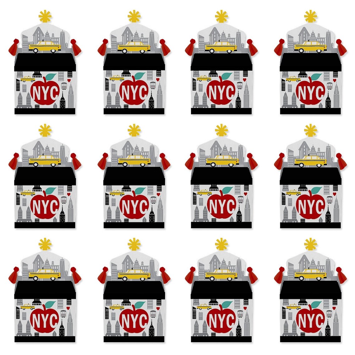 NYC Cityscape Treat Box Party Favors New York City Party Etsy