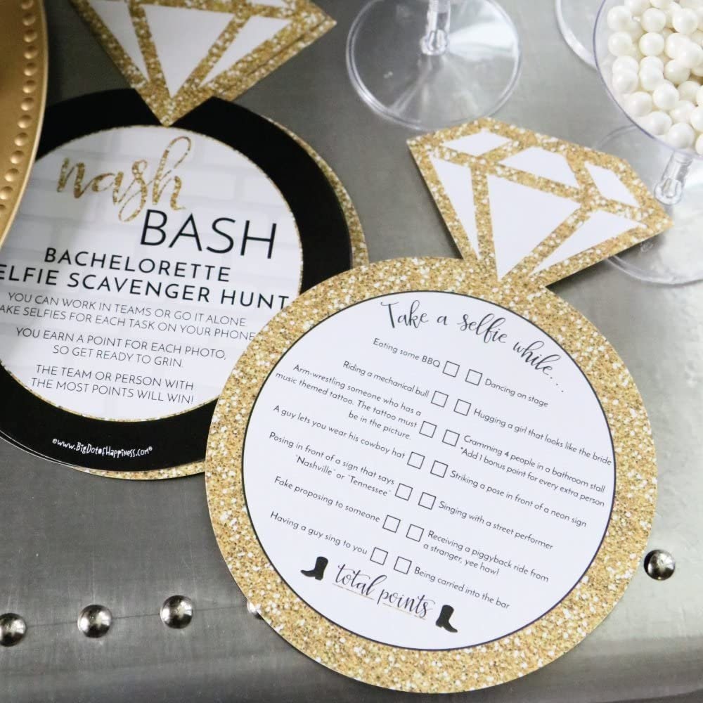 Nash Bash Selfie Scavenger Hunt Nashville Bachelorette Etsy 日本