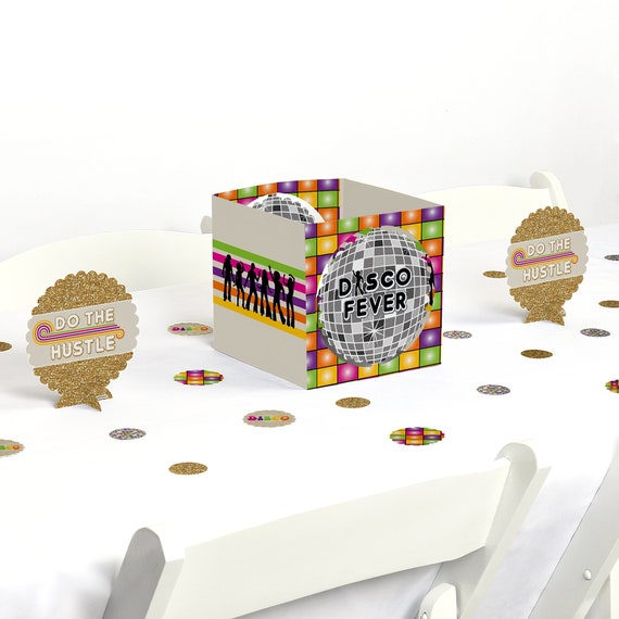 70's Disco - 1970s Disco Fever Party Centerpiece & Table Decoration Kit - Seventies Party Decorations - Dance Party - Totally 70s - 39 Pc. Il_570xn