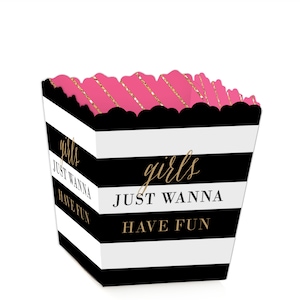 Girls Night Out - Party Mini Favor Boxes - Bachelorette Party Treat Candy Boxes - Set of 12