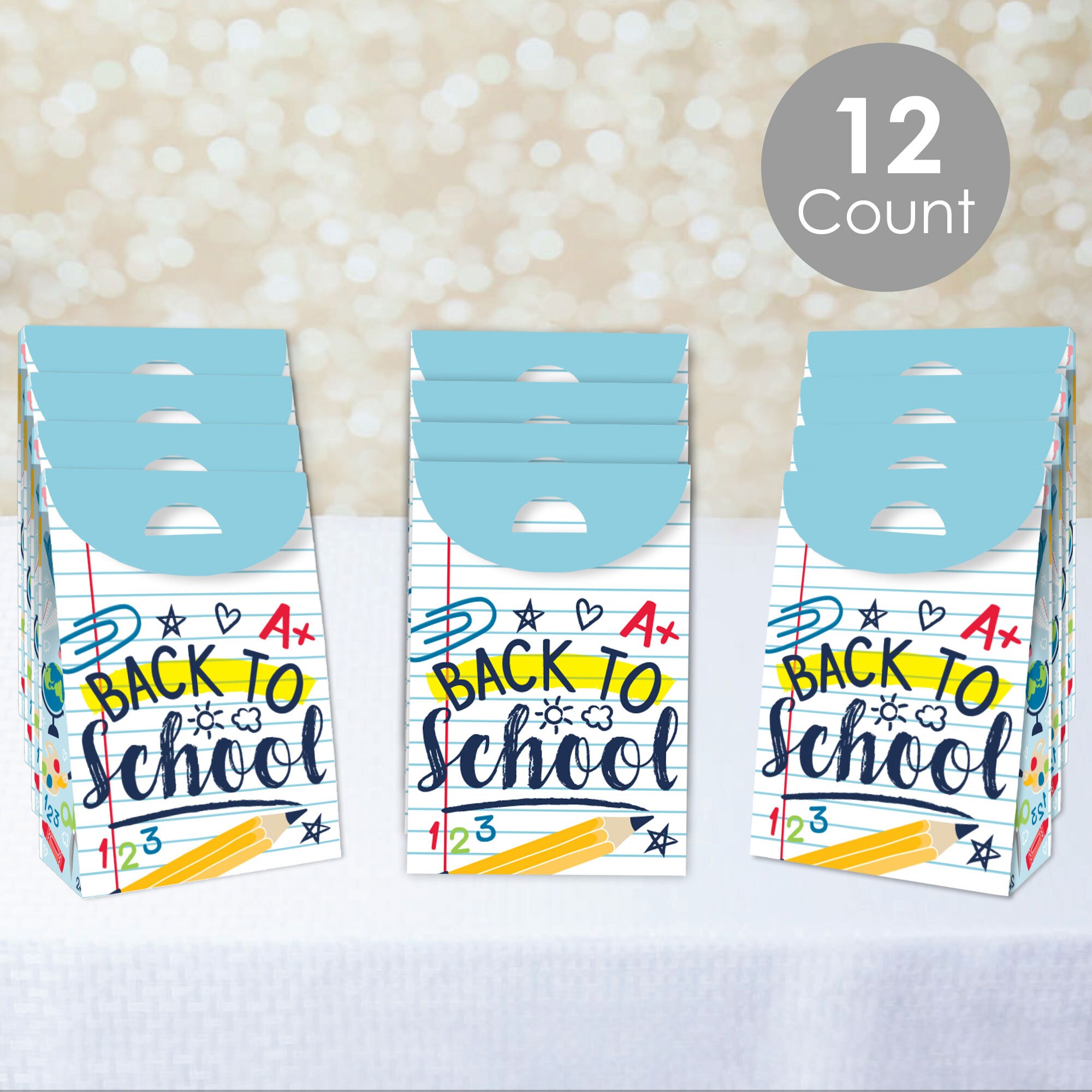 Back to School - First Day of School Classroom Gift Favor Bags - Party ...
