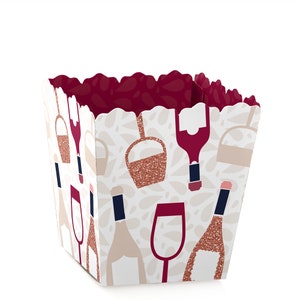 But First, Wine Party Mini Favor Boxes Wine Tasting Party Treat Candy Boxes Set of 12 image 1