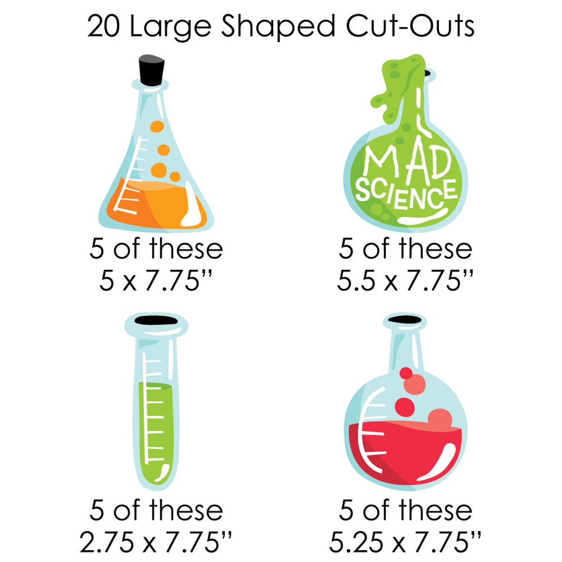 Scientist Lab Mad Science Baby Shower or Birthday Party DIY Etsy