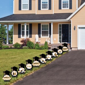 Grad Gnomes Lawn Decorations Outdoor Graduation Party Yard Decorations 10 Piece image 3