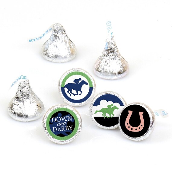 108 HORSE Birthday Party Favors Stickers Labels for Hershey Kiss 