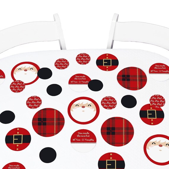 Jolly Santa Claus - Giant Circle Confetti - Christmas Party Decorations - Large Confetti - Party Supplies - 27 Count Il_570xn