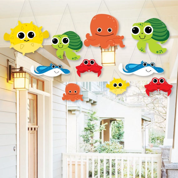 Hanging Under The Sea Critters - Outdoor Porch & Tree Yard