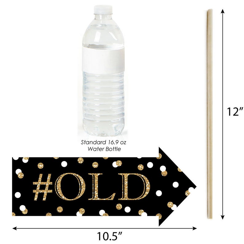 Funny Adult 30th Birthday Photo Booth Props Gold Photobooth Prop Kit Thirtieth Birthday Party Prop Kit 10 Photo Props image 3