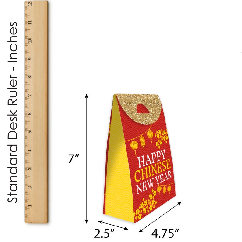 Chinese New Year Lunar New Year Gift Favor Bags Party Etsy