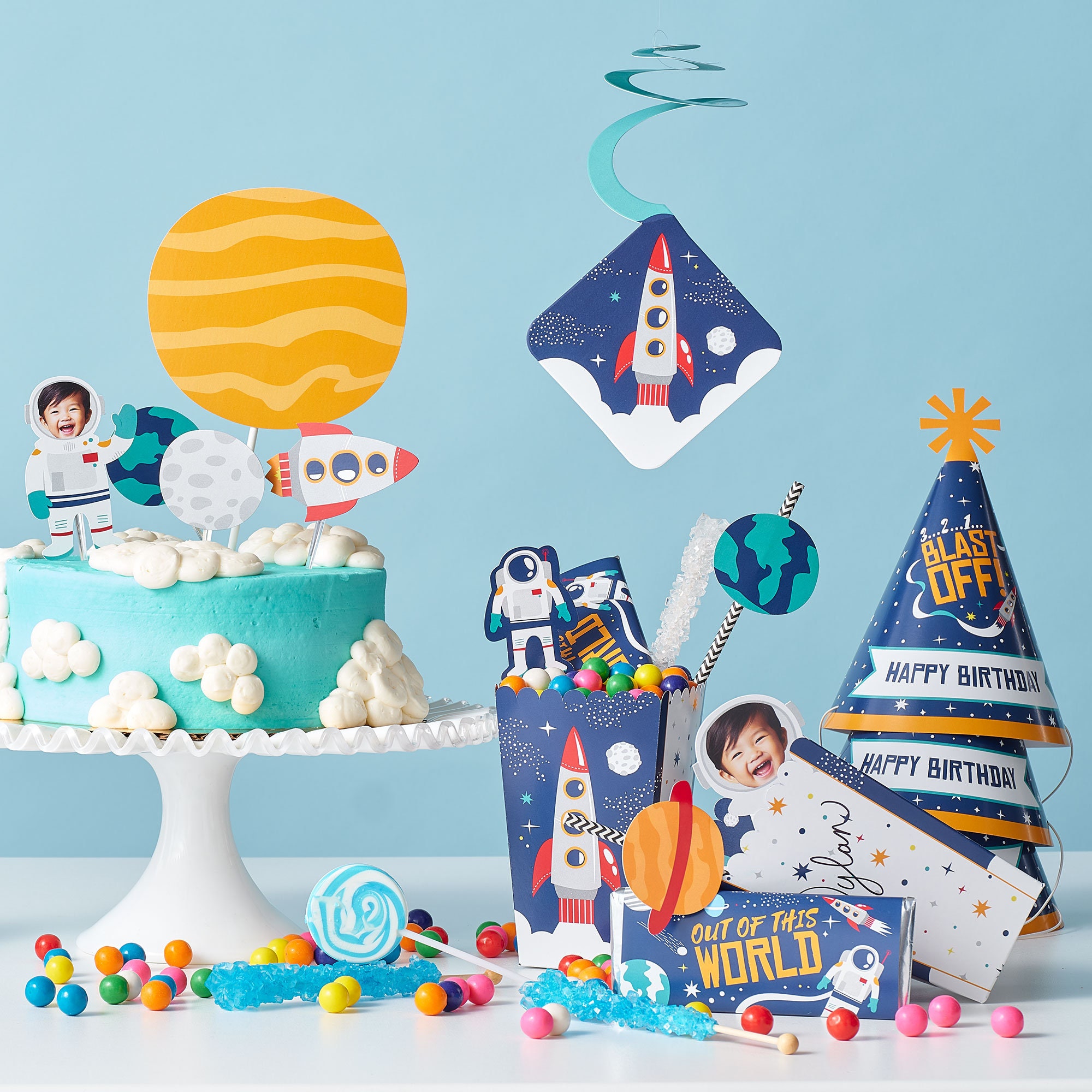 Blast off to Outer Space - Candy Bar Wrapper Rocket Ship Baby Shower or ...