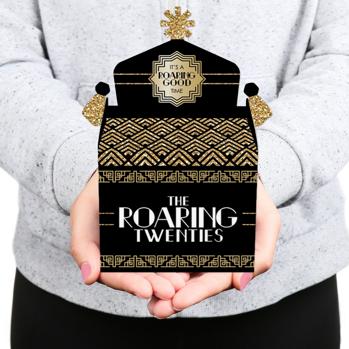 Roaring 20s Treat Box Party Favors 1920s Art Deco Jazz Etsy