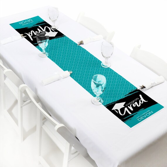 Teal Grad Best Is Yet To Come Petite Table Runner Custom