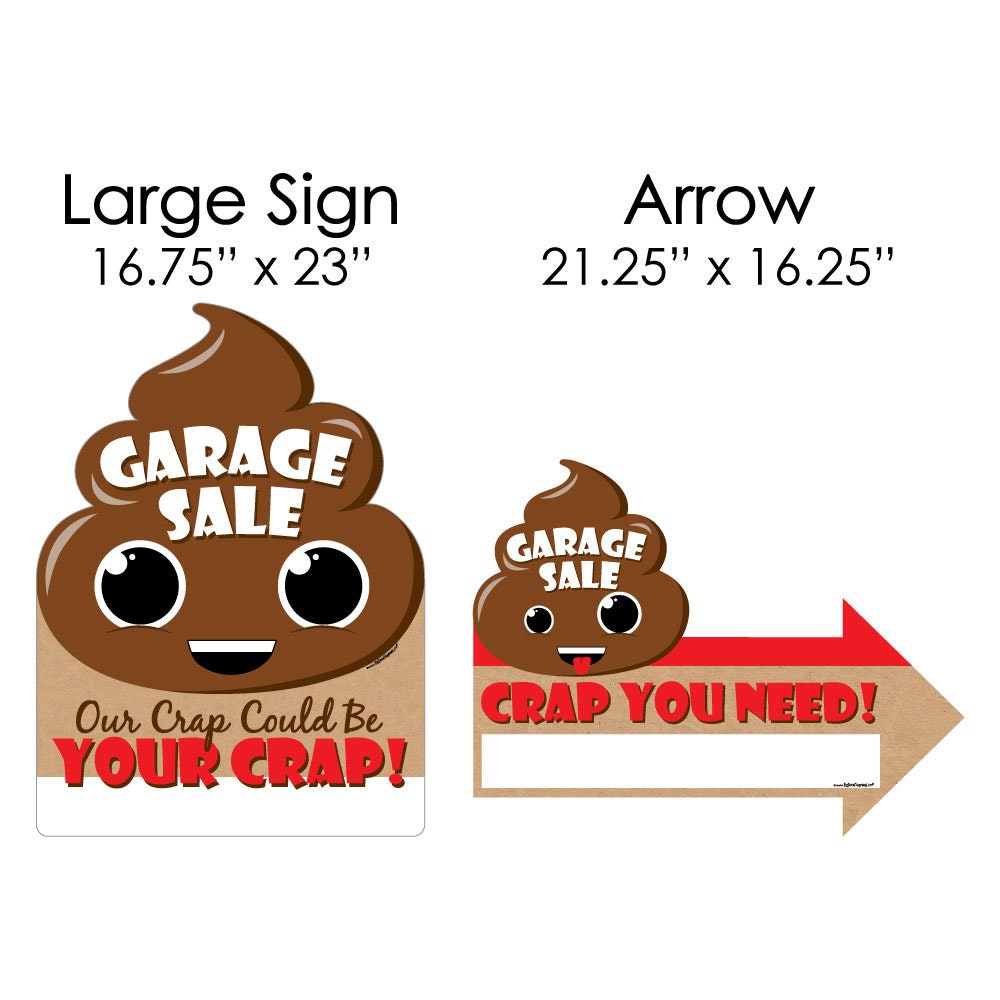 Funny Garage Sale Signs our Crap Could Be Your Etsy Australia