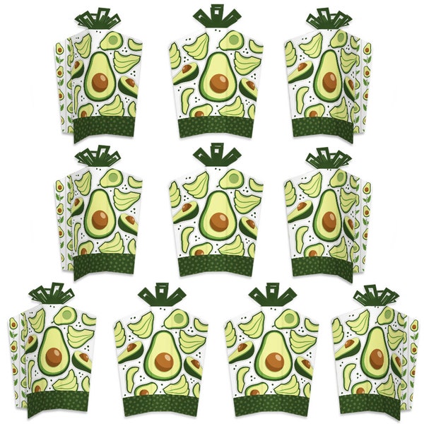 Hello Avocado - Table Decorations - Fiesta Party Fold and Flare Centerpieces - 10 Count