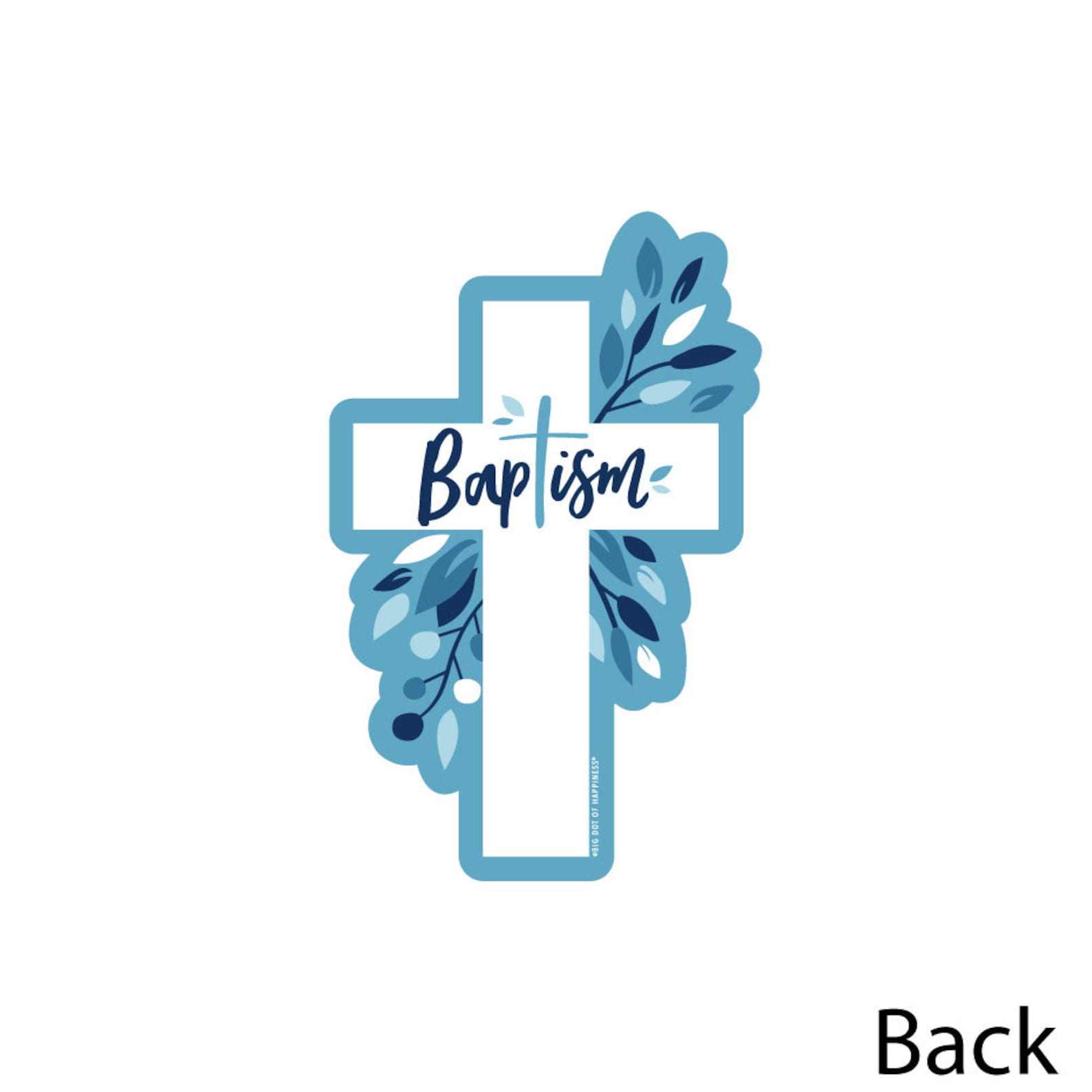 Baptism Blue Elegant Cross Decorations DIY Boy Religious Etsy