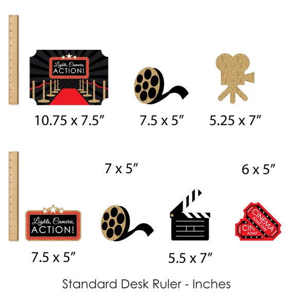 Big Dot Of Happiness Maroon Graduation Party Centerpiece Sticks – 35‑Piece DIY Table Toppers For Class Of 2024 Decor