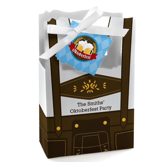 Oktoberfest Treat Boxes German Beer Festival Table Decorations