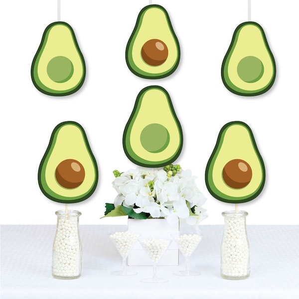 Hello Avocado - DIY Fiesta Party Decoration Essentials - Baby, Birthday or Bridal Avocado Party - Do it Yourself Party Decor - 20 Ct