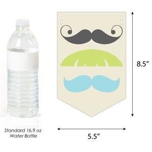 Dashing Little Man Mustache Party Bunting Banner Baby Shower - Etsy