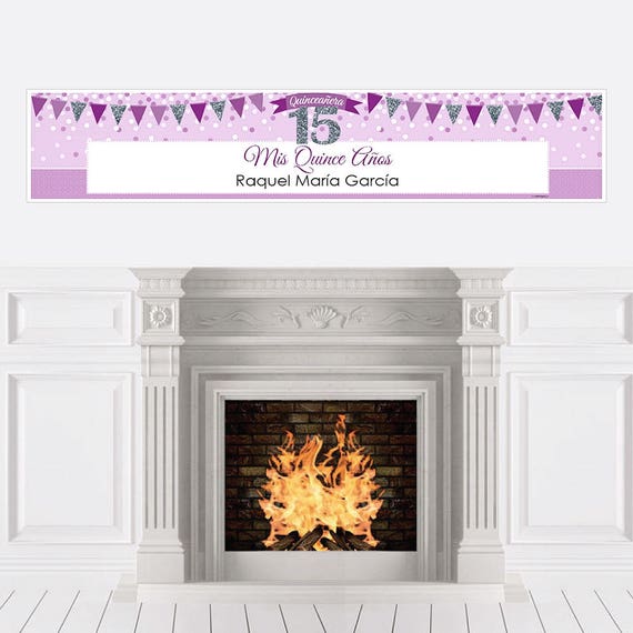 Quinceanera Birthday Party Banner Birthday Party Decorations