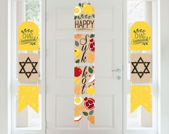 Vohado Happy Sukkot Table Runner Jewish Theme Citron Willow Branches Seven-Day Celebration Festival Kitchen Dining Home Farmhouse Holiday Party Decoration Vohado Happy Sukkot Table Runner Jewish Theme Citron Willow Branches Seven-Day Celebration Festival Kitchen Dining Home Farmhouse Holiday Party Decoration