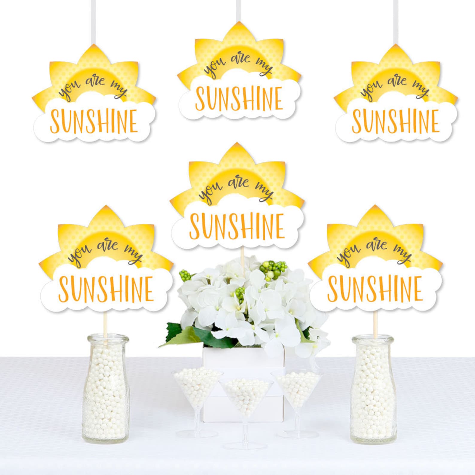 You Are My Sunshine Decorations - DIY Sunshine Shaped Decorations
