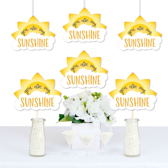 You Are My Sunshine Decorations Diy Sunshine Shaped Etsy