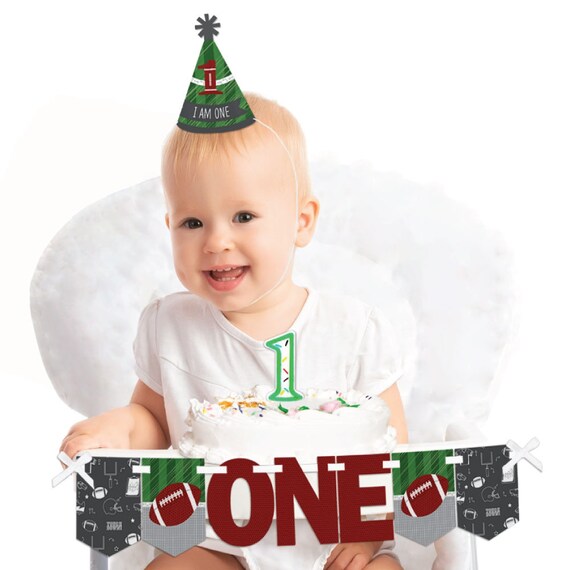 Football Big Dot of Happiness End Zone Birthday Party Decorations Party Banner