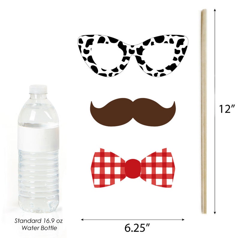 20 Farm Animals Photo Booth Props Farm Photobooth Kit With - Etsy
