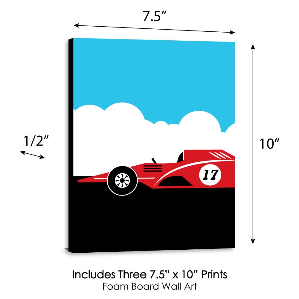 Lets Go Racing Racecar Nursery Wall Art Race Car Kids Etsy