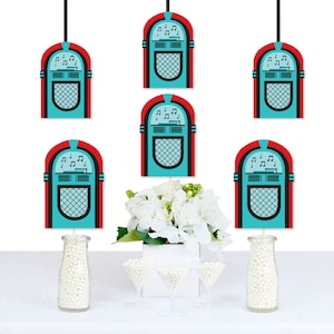 50&#39;s Sock Hop - 1950s Rock N Roll Party - DIY Decorations Fifties Party Essentials - Shake, Rattle & Roll Party - 50s Diner Party - 20 Count
