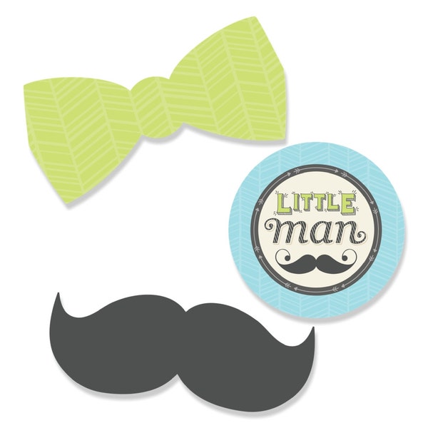 Mustache and Bow Tie - Etsy
