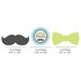 24 Pc. Small Dashing Little Man Mustache Party Mustache and Bow Tie DIY ...