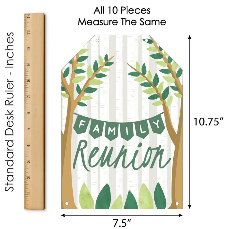 Family Tree Reunion Hanging Vertical Paper Door Banners Family Gathering Party Wall Decoration Kit Indoor Door Decor image 5