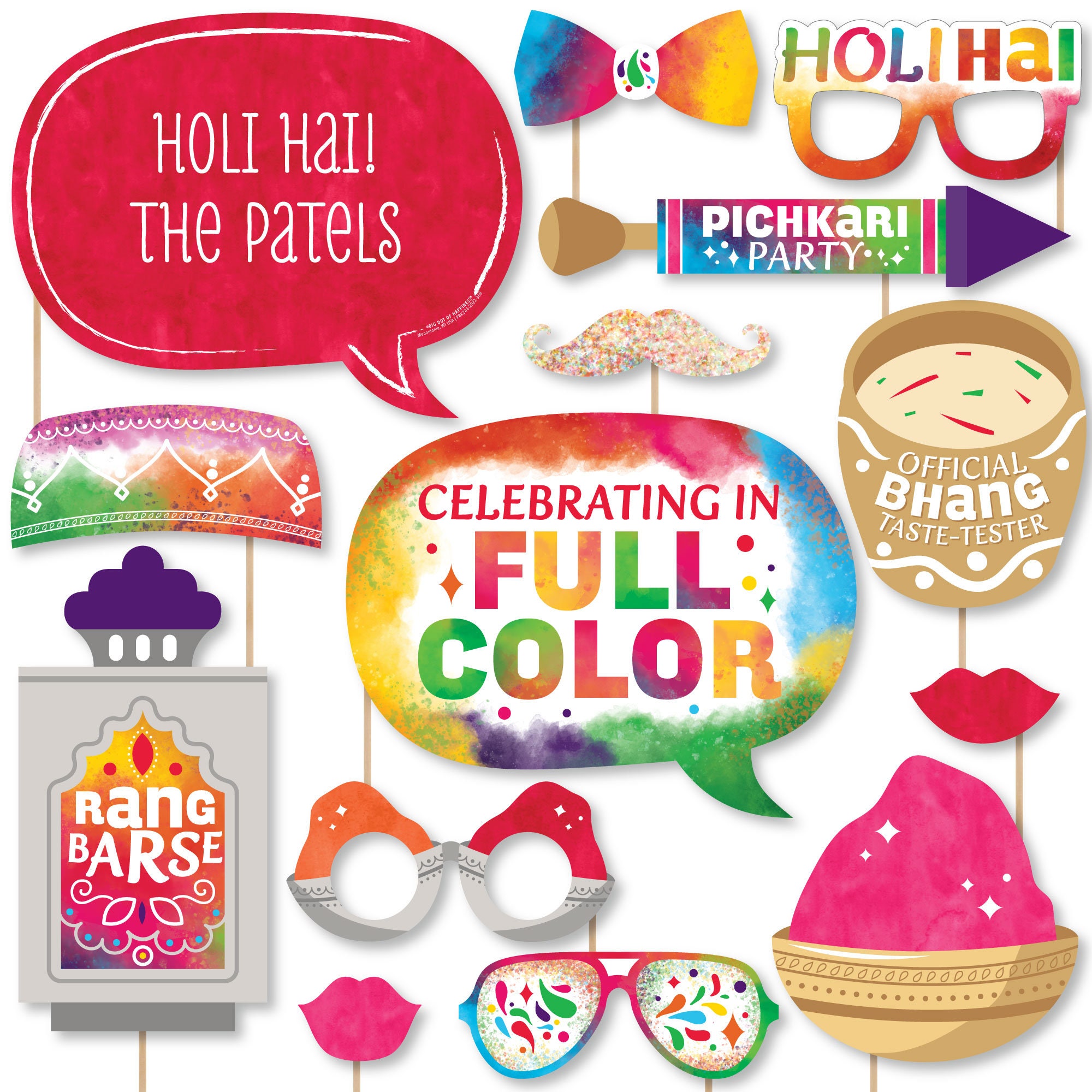20 Pack 100g Holi Hooray! Color Powder - Pod Party – Jai Jai Hooray