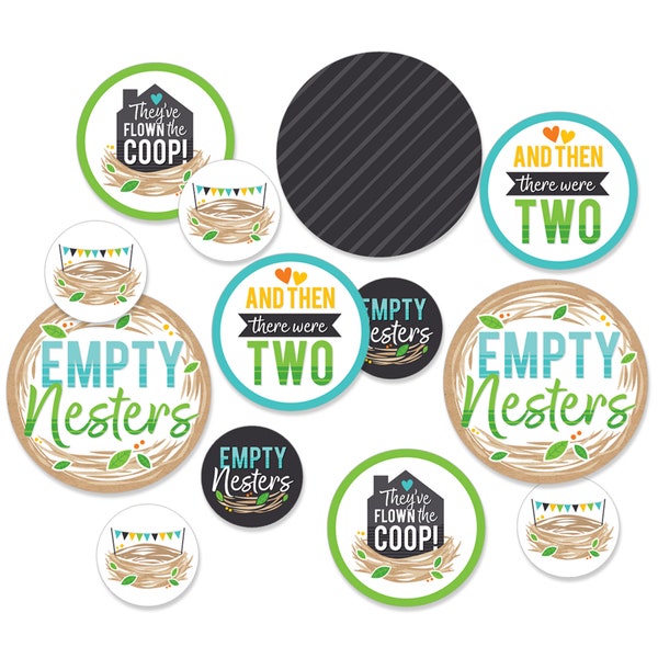 Empty Nesters - Empty Nest Party Giant Circle Confetti - Party Decorations - Large Confetti 27 Count