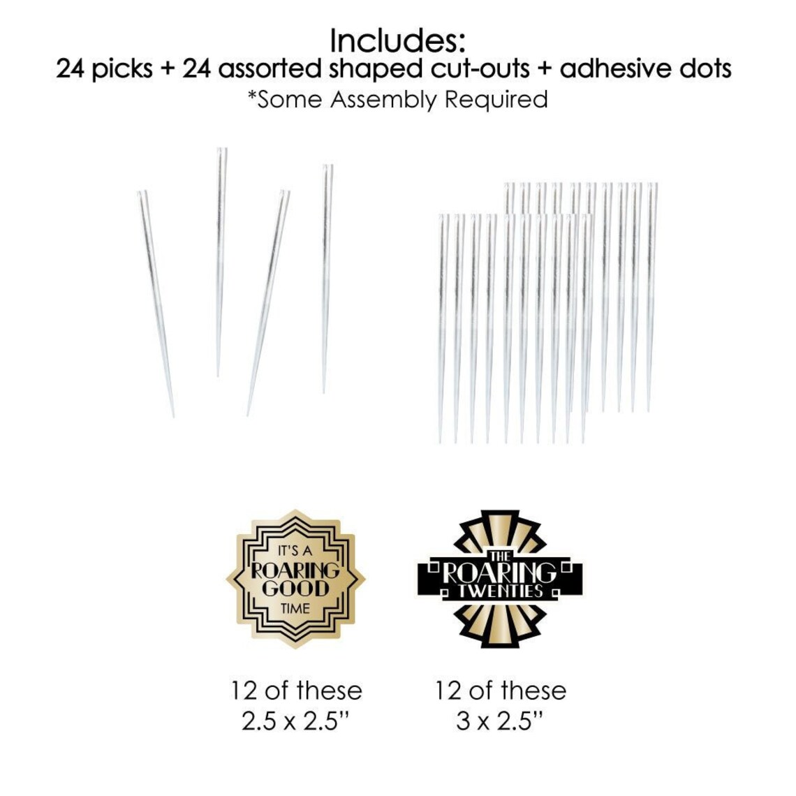 Roaring 20's Dessert Cupcake Toppers 1920's Art - Etsy