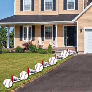 Baseball - Lawn Decorations - Outdoor Baby Shower or Birthday Party ...