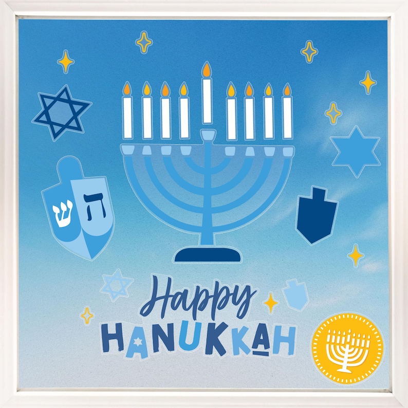 Hanukkah Window Clings
