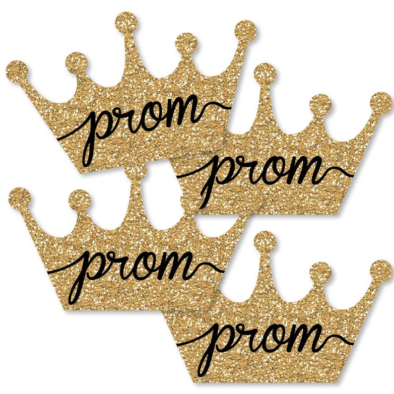 Prom DIY Decorations Party Essentials Crown Shaped Party Decorations Junior Prom Party Decor Senior Prom Party School Dance 20 Ct image 4