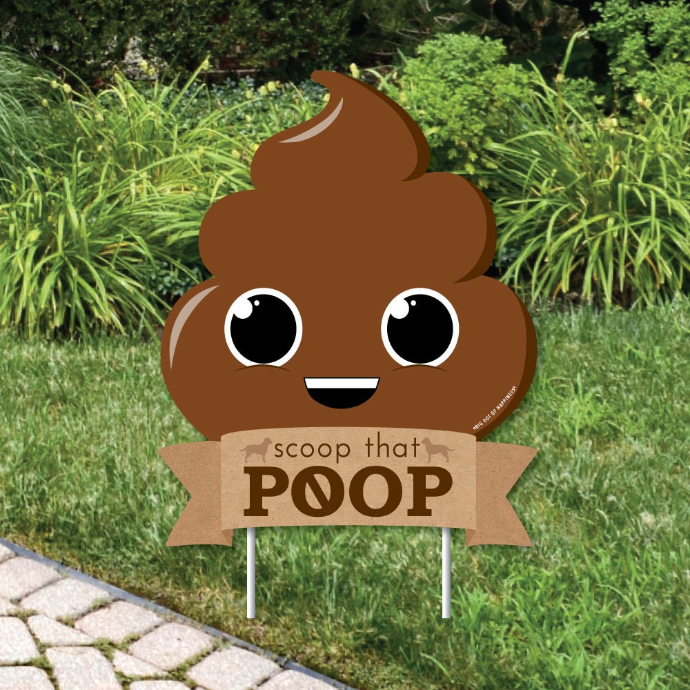 scoop-that-poop-outdoor-lawn-sign-no-dog-poop-sign-yard-etsy-australia