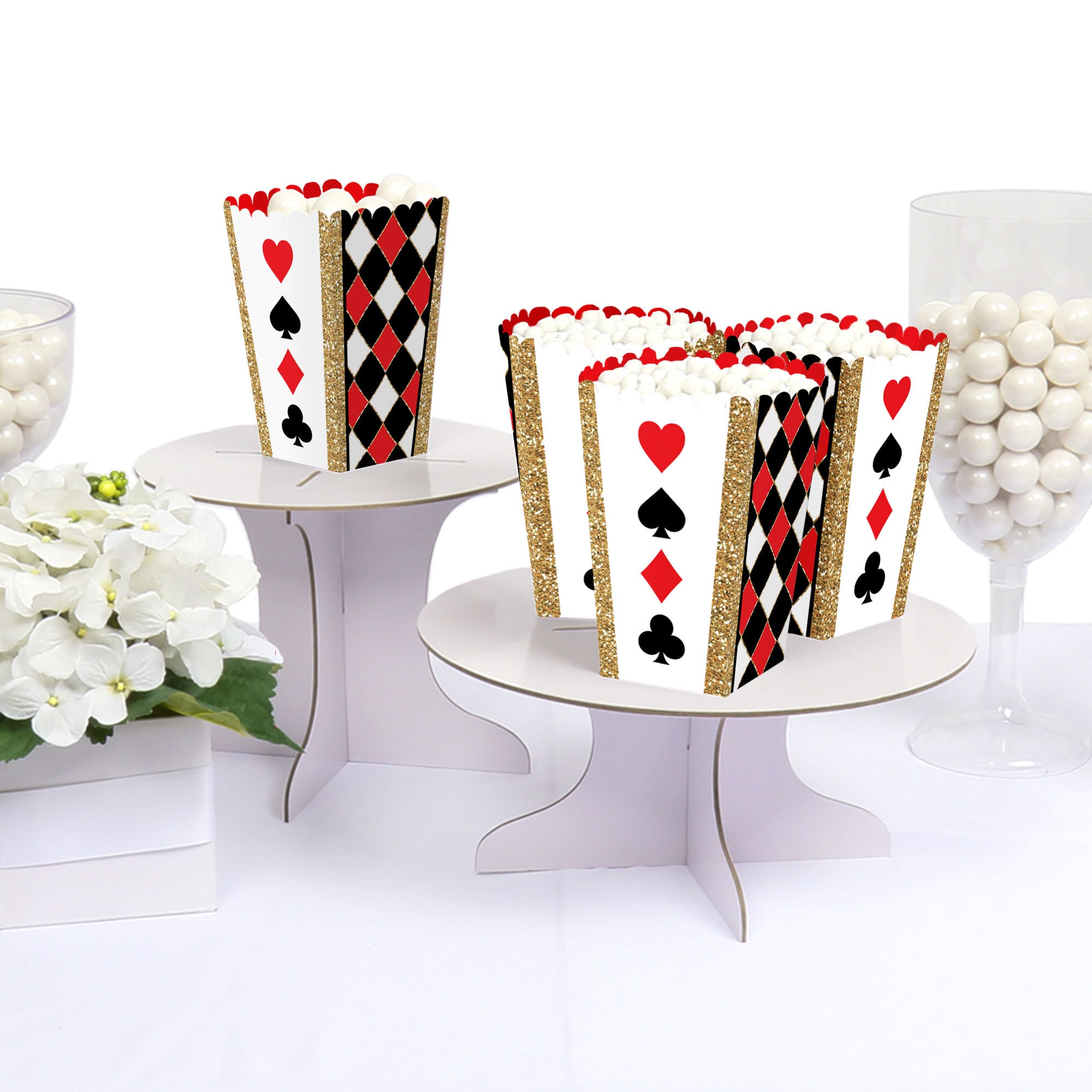 Las Vegas Casino Party Favor Popcorn Treat Boxes Set of 12 Etsy Canada