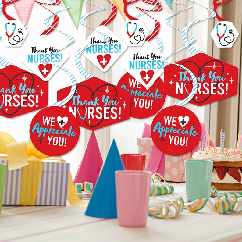 Thank You Nurses Nurse Appreciation Week Hanging Decor Etsy