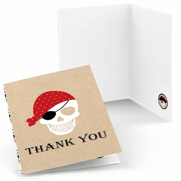Pirate Thank You - Etsy